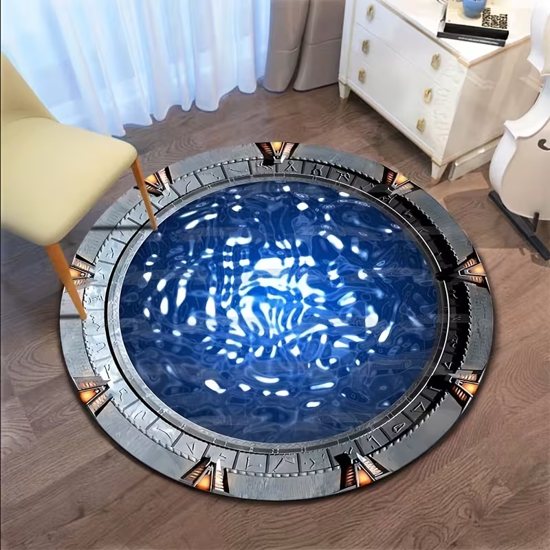 Galaxy-Inspired Round Rug Soft - đánh giá và giá Soft Rug Nursery