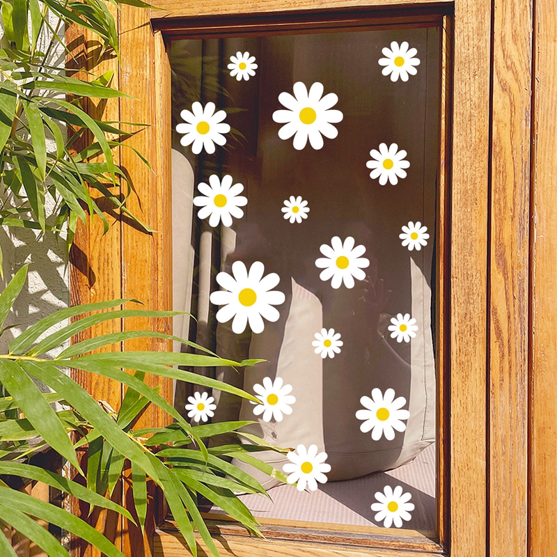 Boho Daisy Flowers Wall Sticke - đánh giá và giá Baby Nursery Diy