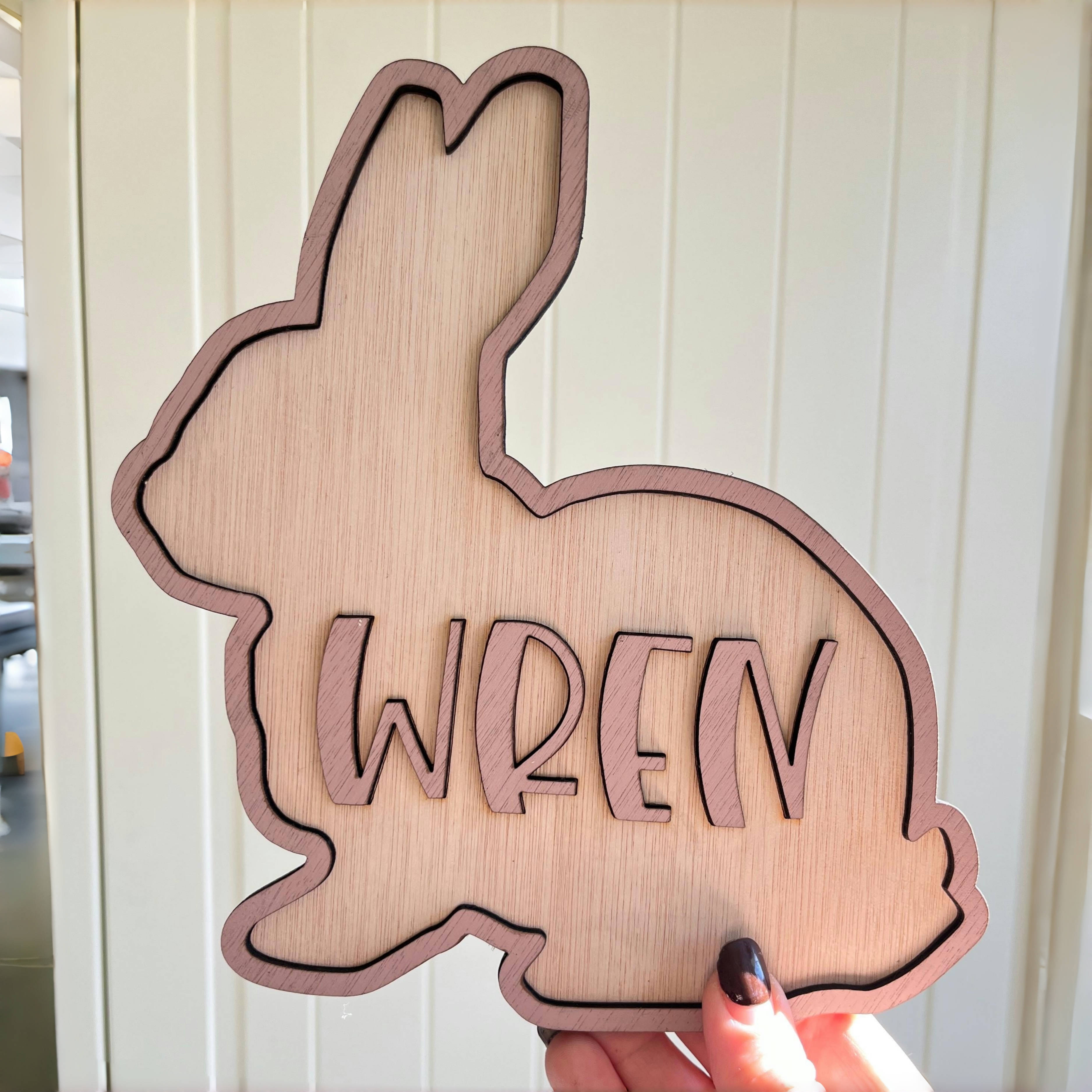 Personalized Bunny Name Wooden - đánh giá và giá Baby Nursery Decor