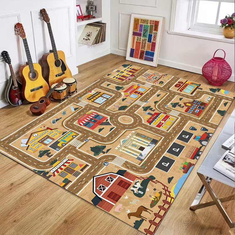 Kids City Road Play Area Rug,  - đánh giá và giá Soft Rug Nursery