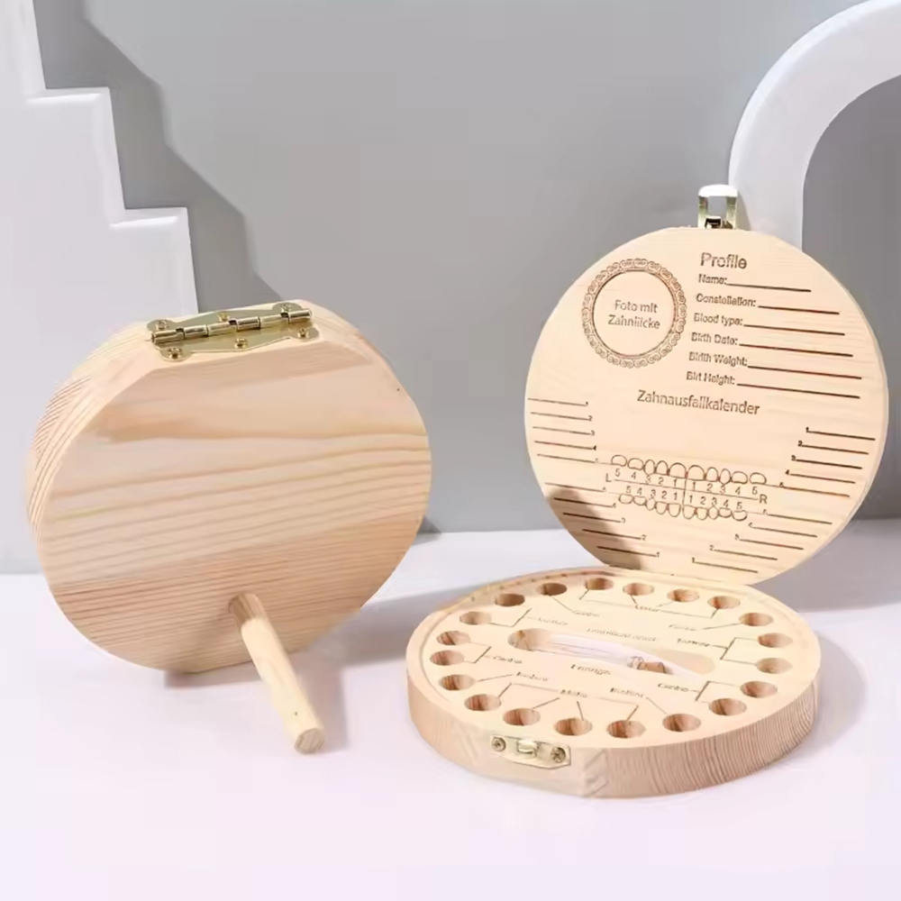 1PC Children's Milk Tooth Box  - đánh giá và giá Baby Keepsake Box