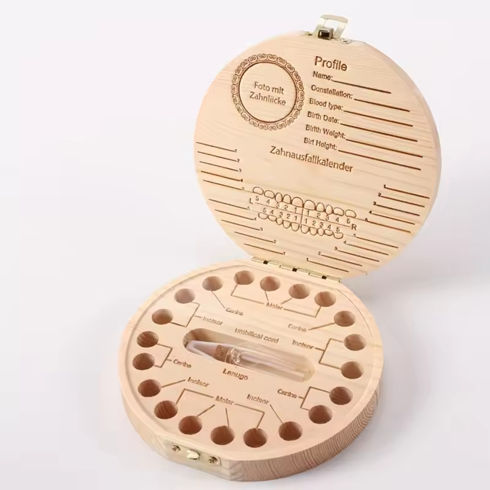 1PC Children's Milk Tooth Box  - đánh giá và giá Baby Keepsake Box