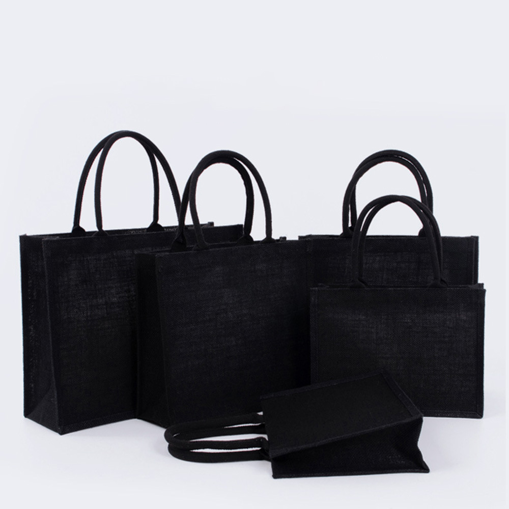 Vintage Linen Black Tote Bag f - đánh giá và giá Storage Basket Fabric