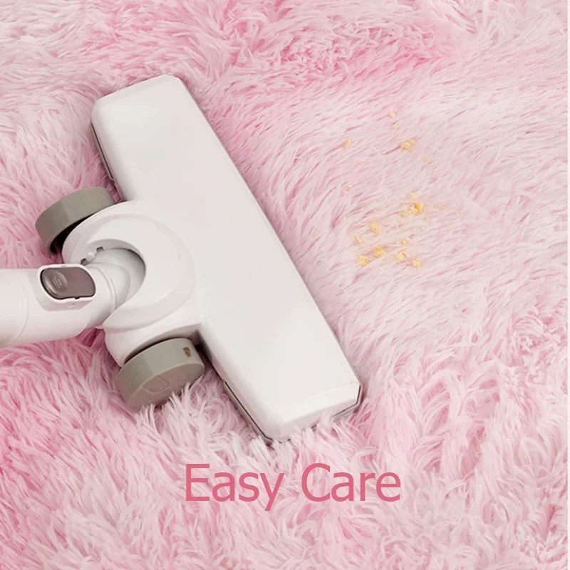 Pink Kids Carpet For Girls Bed - đánh giá và giá Soft Rug Nursery