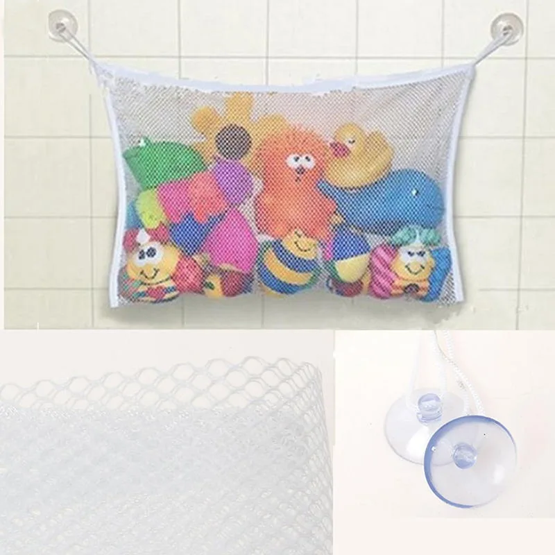 Baby Bathroom Mesh Bath Bag Ki - đánh giá và giá Storage Basket Fabric