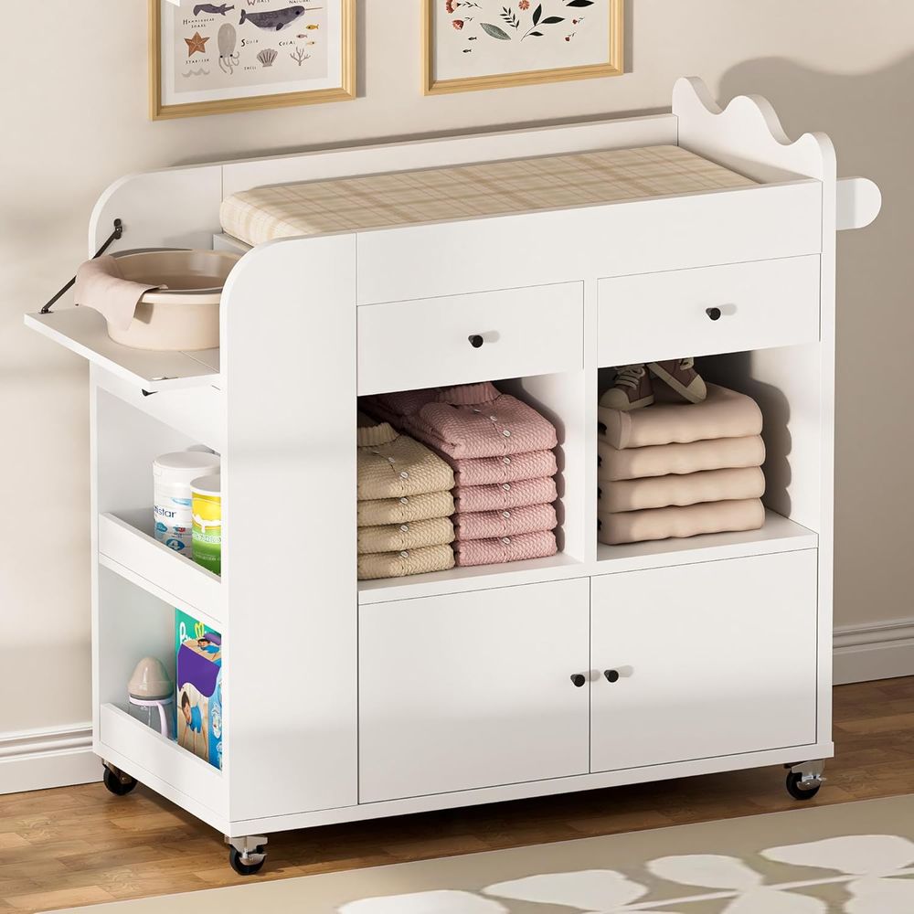 Portable Rolling Nursery Chest - đánh giá và giá Baby Nursery Usa