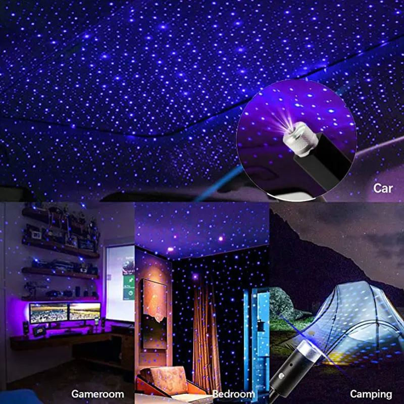 1/2X Romantic LED Starry Sky N - đánh giá và giá Night Light Projector Stars