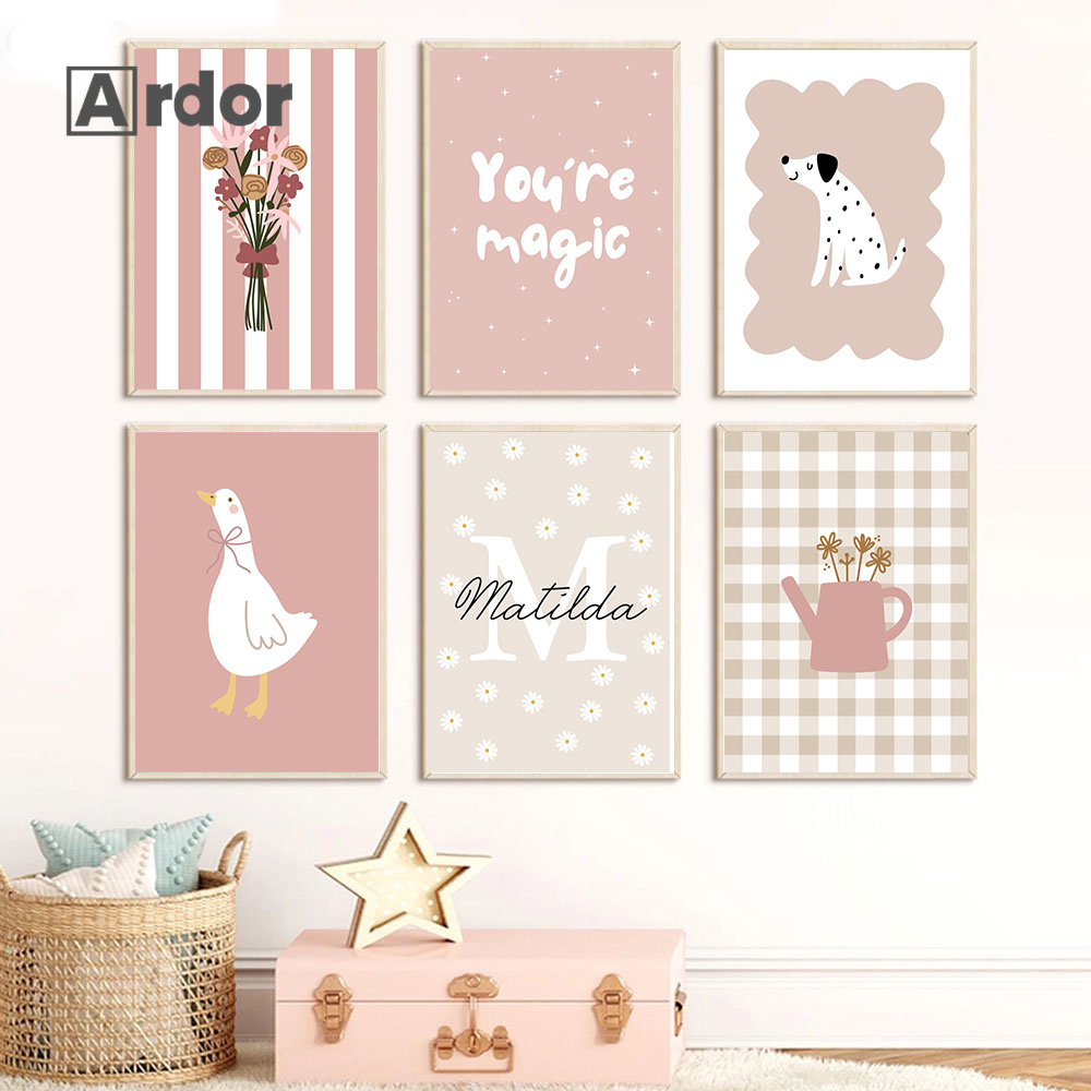 Personalized Name Wildflower N - đánh giá và giá Baby Nursery Vase