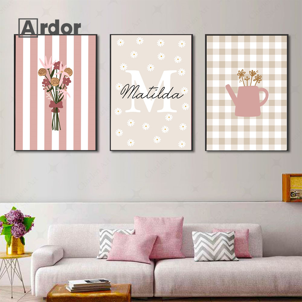 Personalized Name Wildflower N - đánh giá và giá Baby Nursery Vase