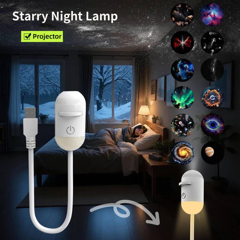 Mini Galaxy Star Projector Nig - đánh giá và giá Night Light Projector Stars