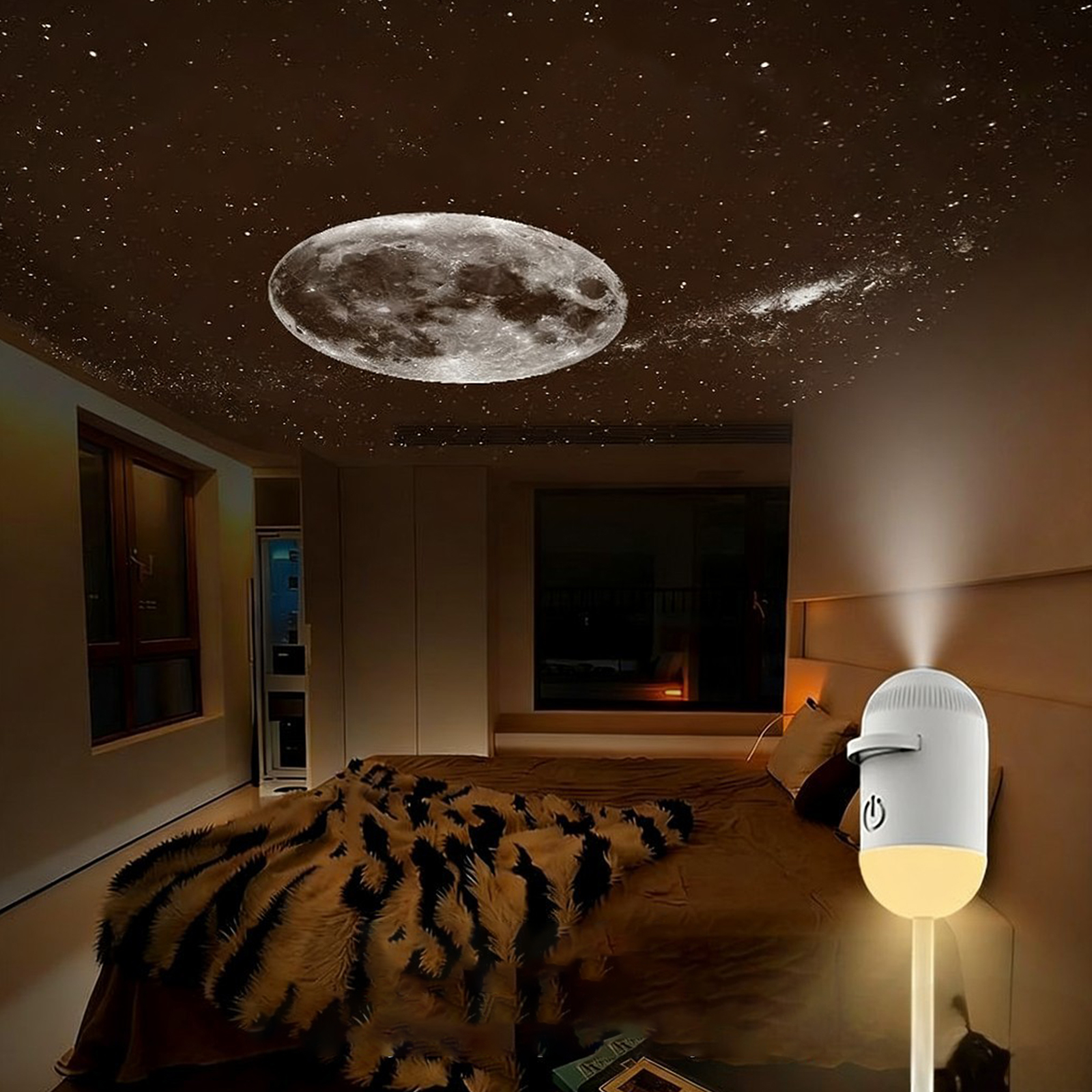 Mini Galaxy Star Projector Nig - đánh giá và giá Night Light Projector Stars