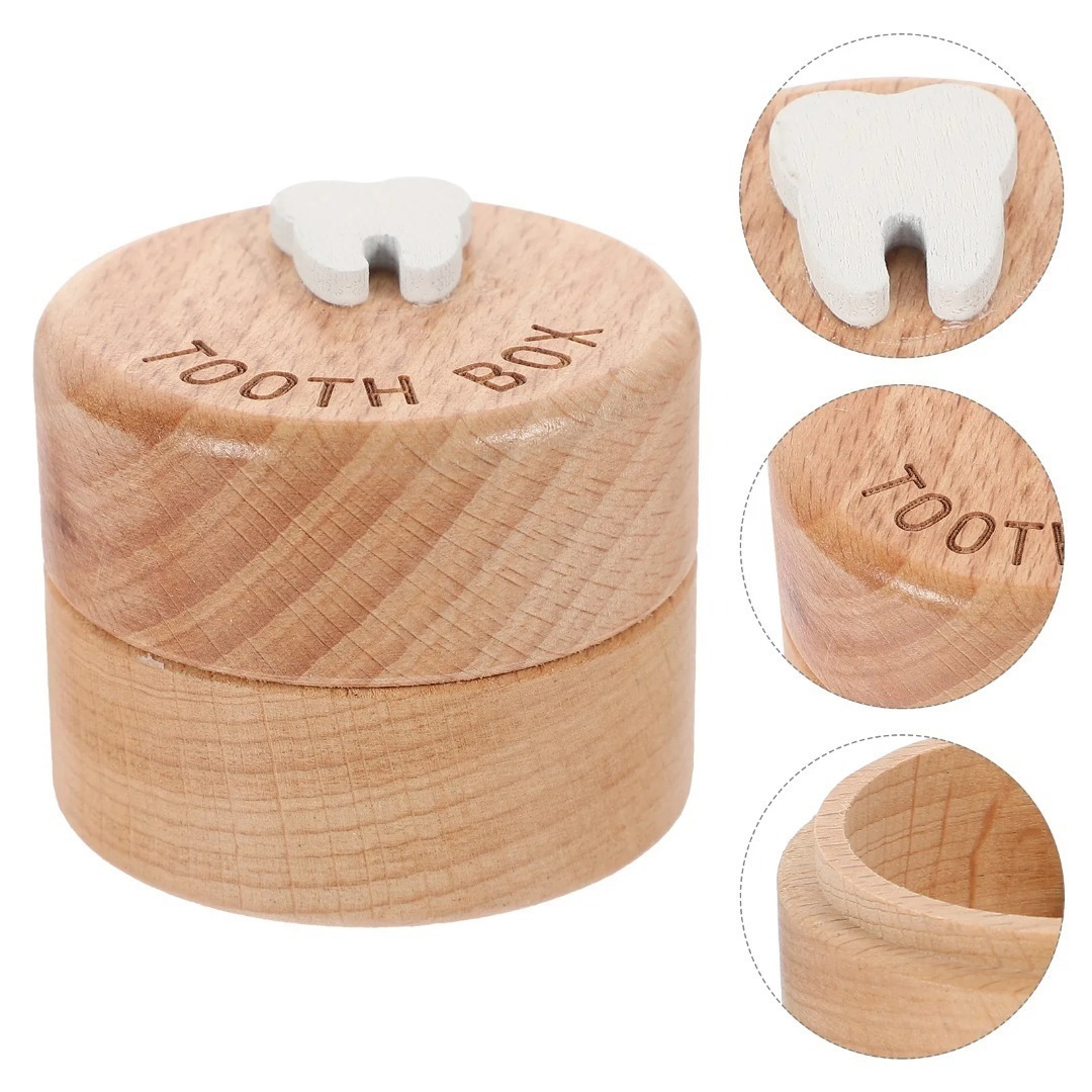 1pcs Wooden Baby Tooth Keepsak - đánh giá và giá Baby Keepsake Box