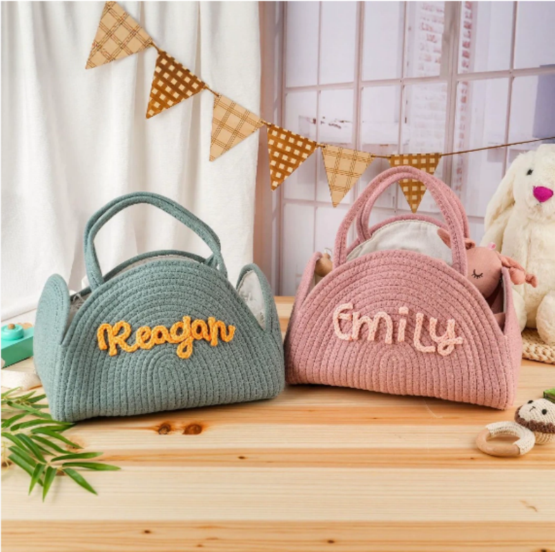 New Line Name Baby Cotton Rope - đánh giá và giá Storage Basket Fabric