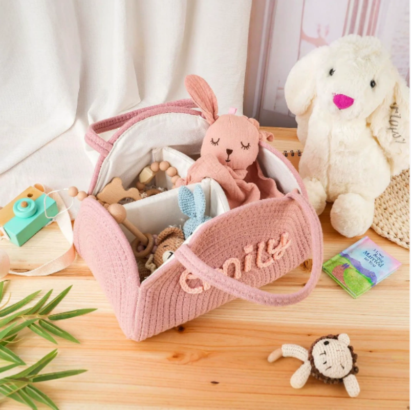 New Line Name Baby Cotton Rope - đánh giá và giá Storage Basket Fabric
