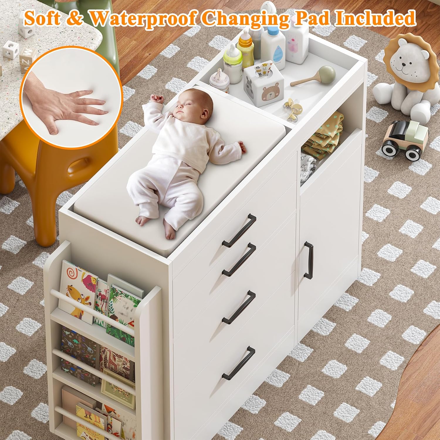 Changing Table Dresser, Baby N - đánh giá và giá Baby Nursery Dresser Changing Table