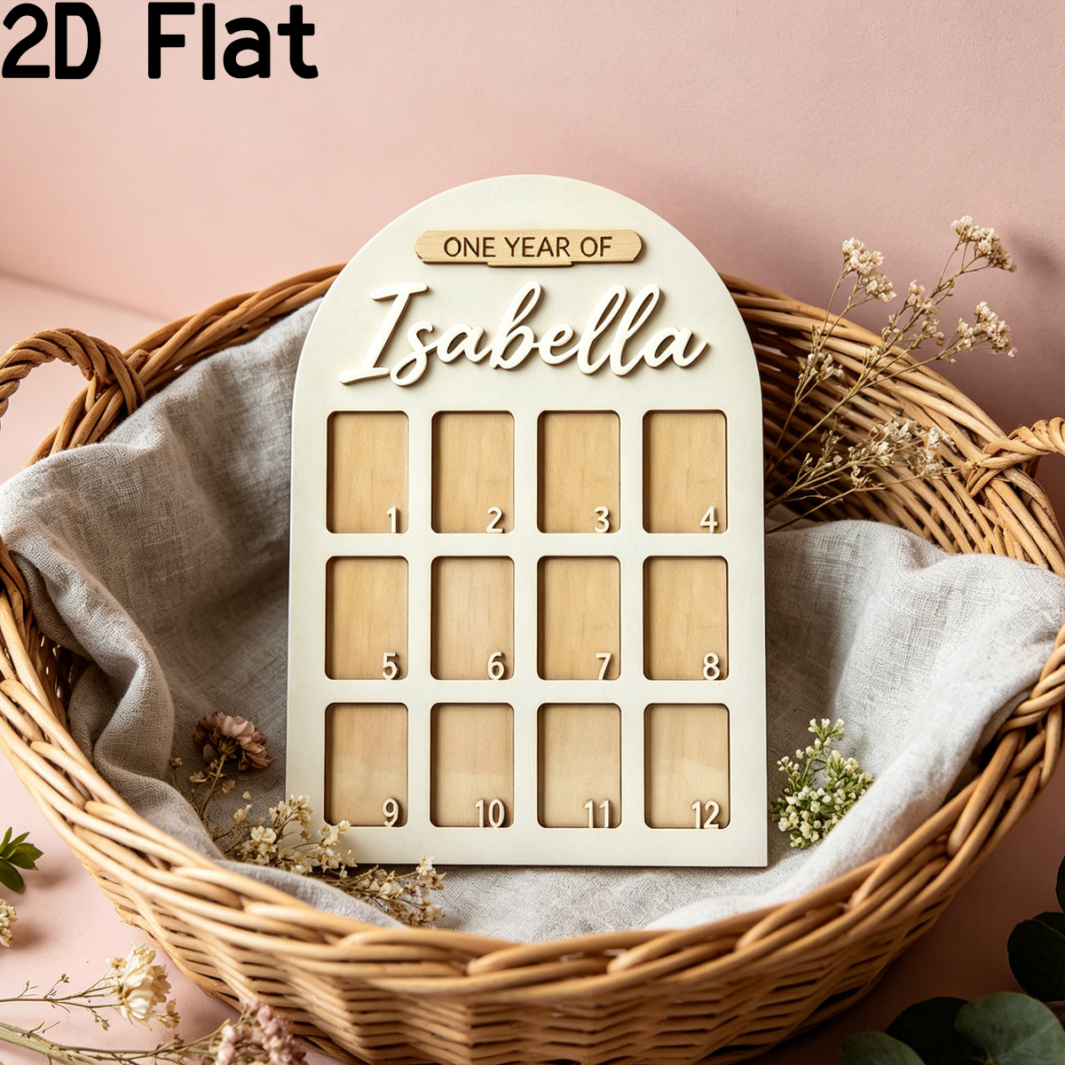 1Pc Custom Photo Record Board  - đánh giá và giá Baby Nursery Decor