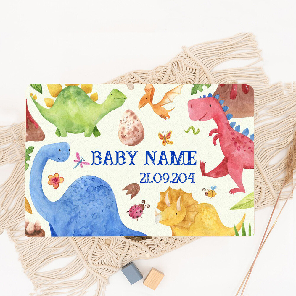 Personalized Dinosaur with Nam - đánh giá và giá Baby Keepsake Box