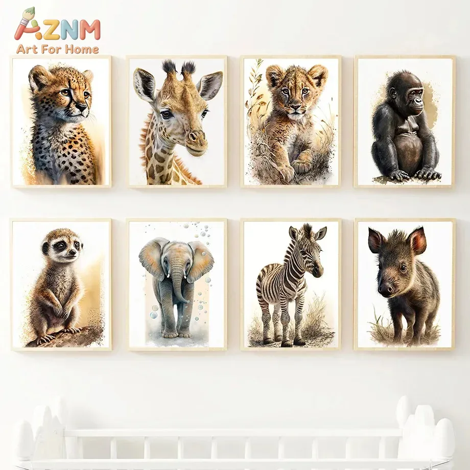 Canvas Painting Wall Art Print - đánh giá và giá Baby Zebra Nursery