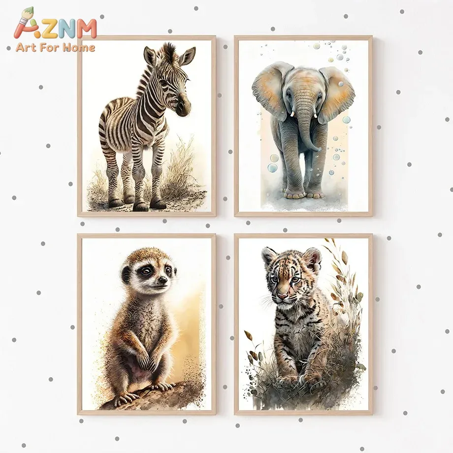 Canvas Painting Wall Art Print - đánh giá và giá Baby Zebra Nursery