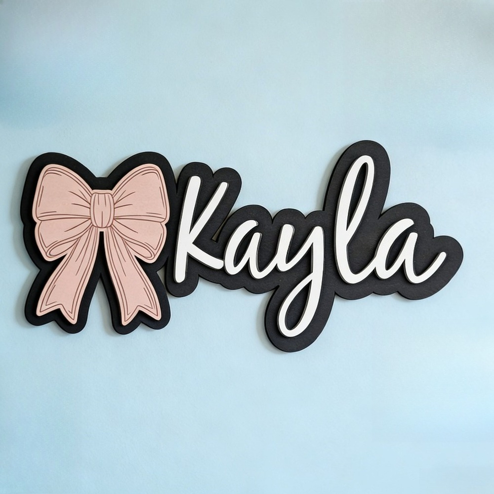 Customizable Bow-Shaped Wooden - đánh giá và giá Baby Nursery Usa