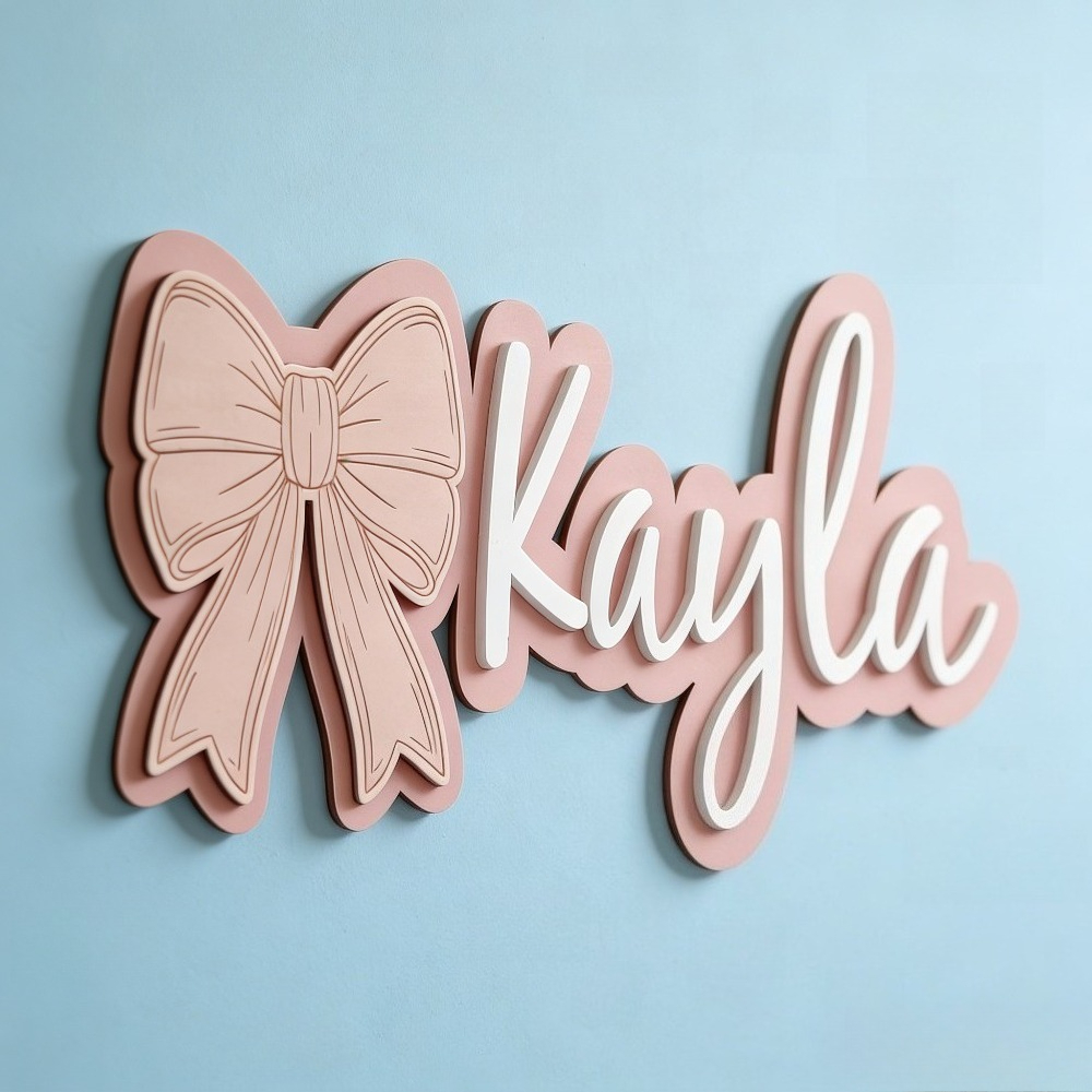Customizable Bow-Shaped Wooden - đánh giá và giá Baby Nursery Usa
