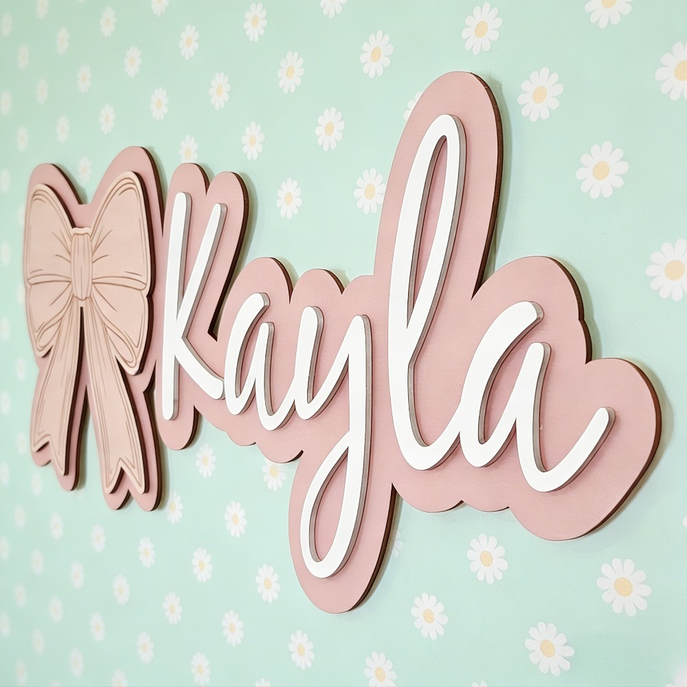 Customizable Bow-Shaped Wooden - đánh giá và giá Baby Nursery Usa