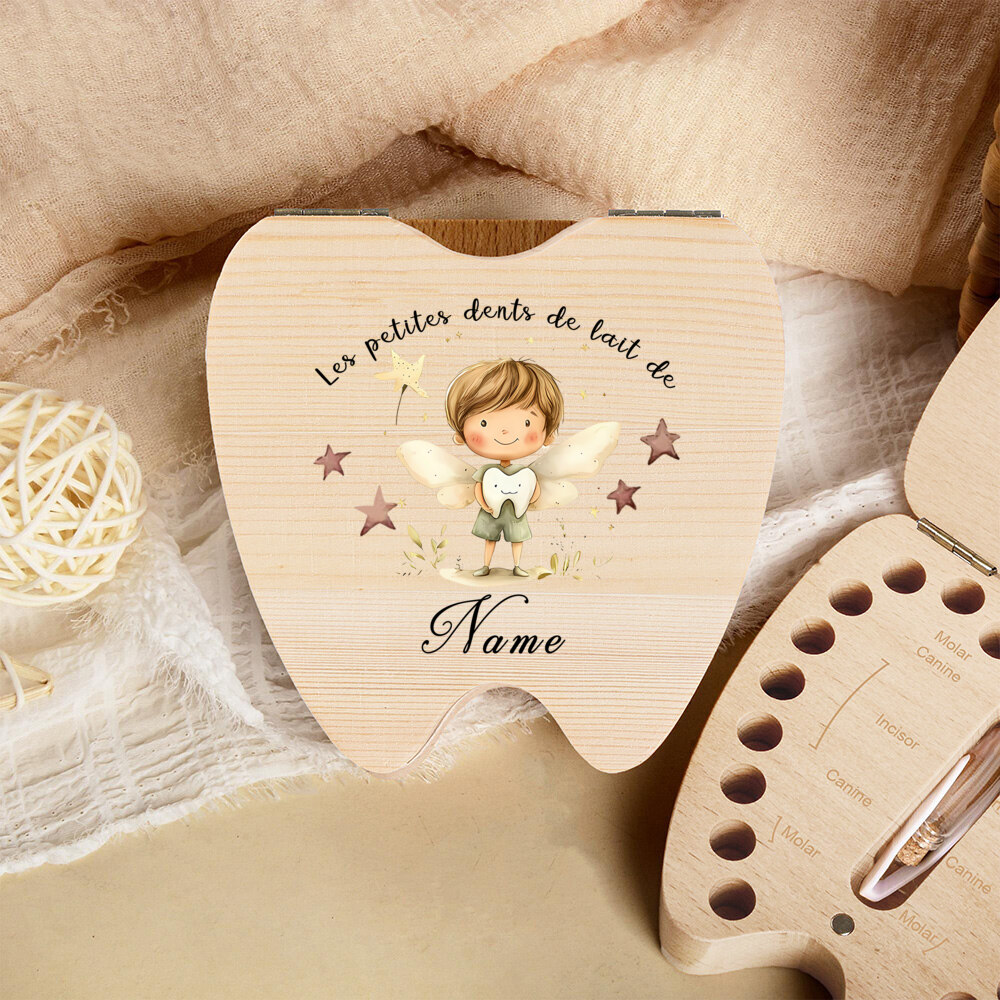 Personalized Tooth Fairy Box B - đánh giá và giá Baby Keepsake Box