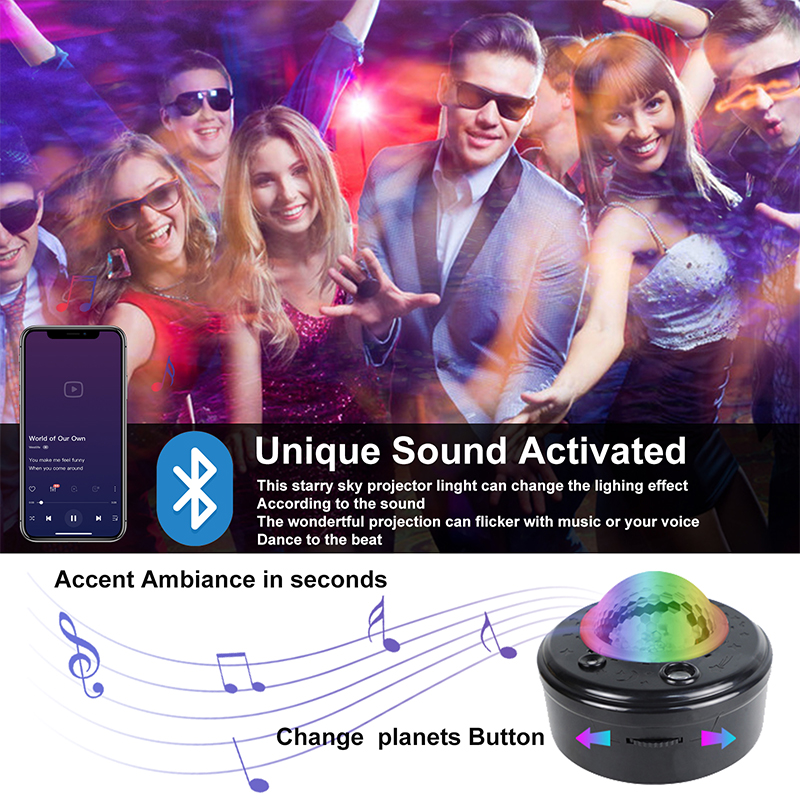 HCWE Star Projector Remote Con - đánh giá và giá Night Light Projector Stars
