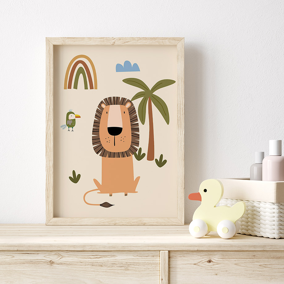 Boho Lion Elephant Giraffe Tig - đánh giá và giá Baby Zebra Nursery