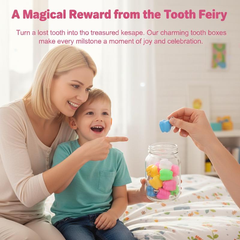50Pcs Baby Tooth Box Tooth Sha - đánh giá và giá Baby Keepsake Box