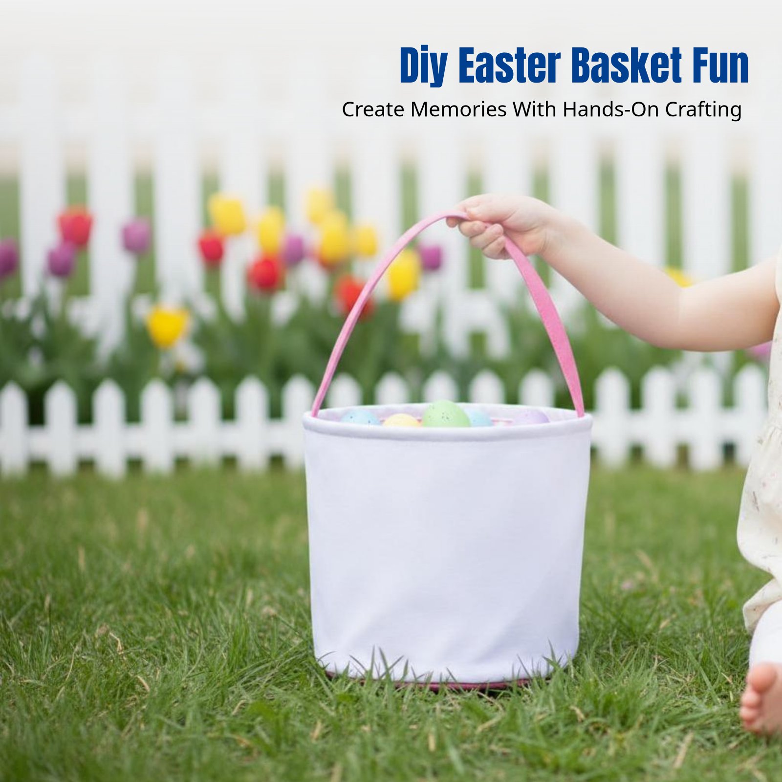 Sublimation Canvas Easter Bask - đánh giá và giá Storage Basket Fabric
