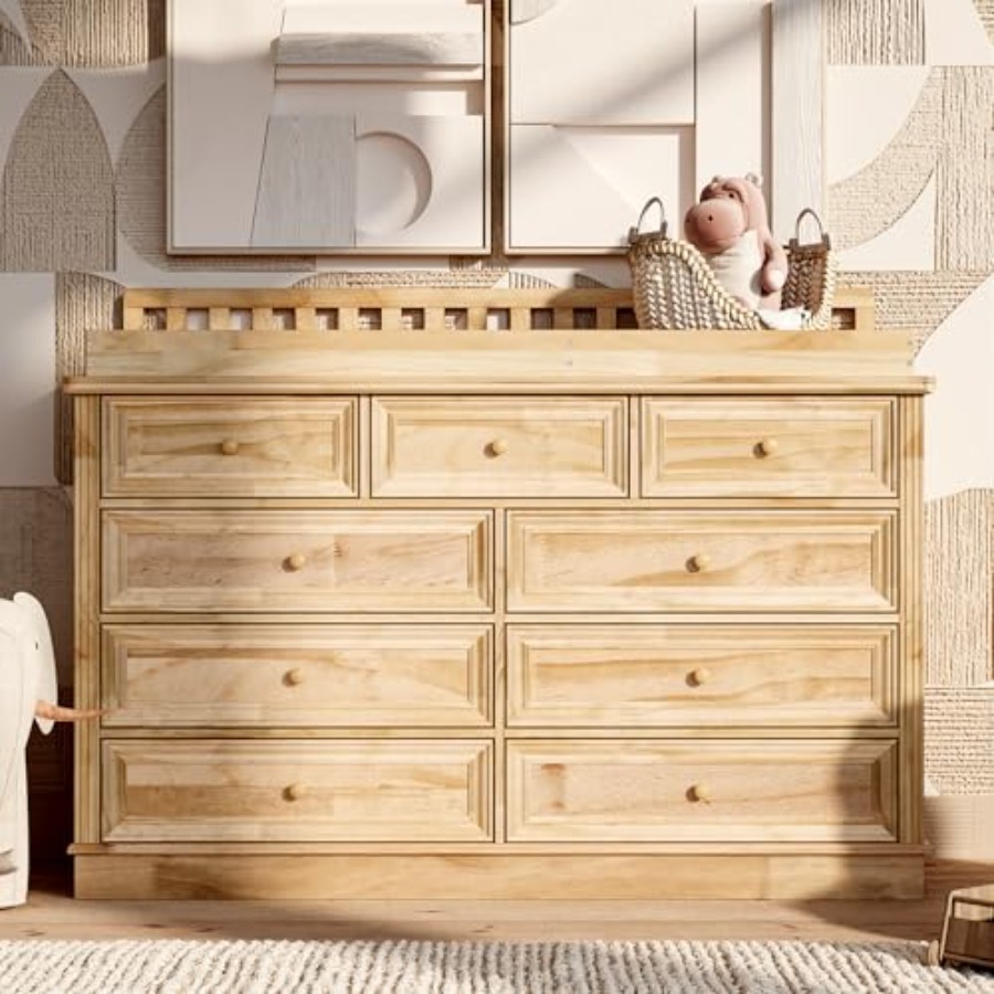 Baby Changing Table Dresser, 1 - đánh giá và giá Baby Nursery Dresser Changing Table