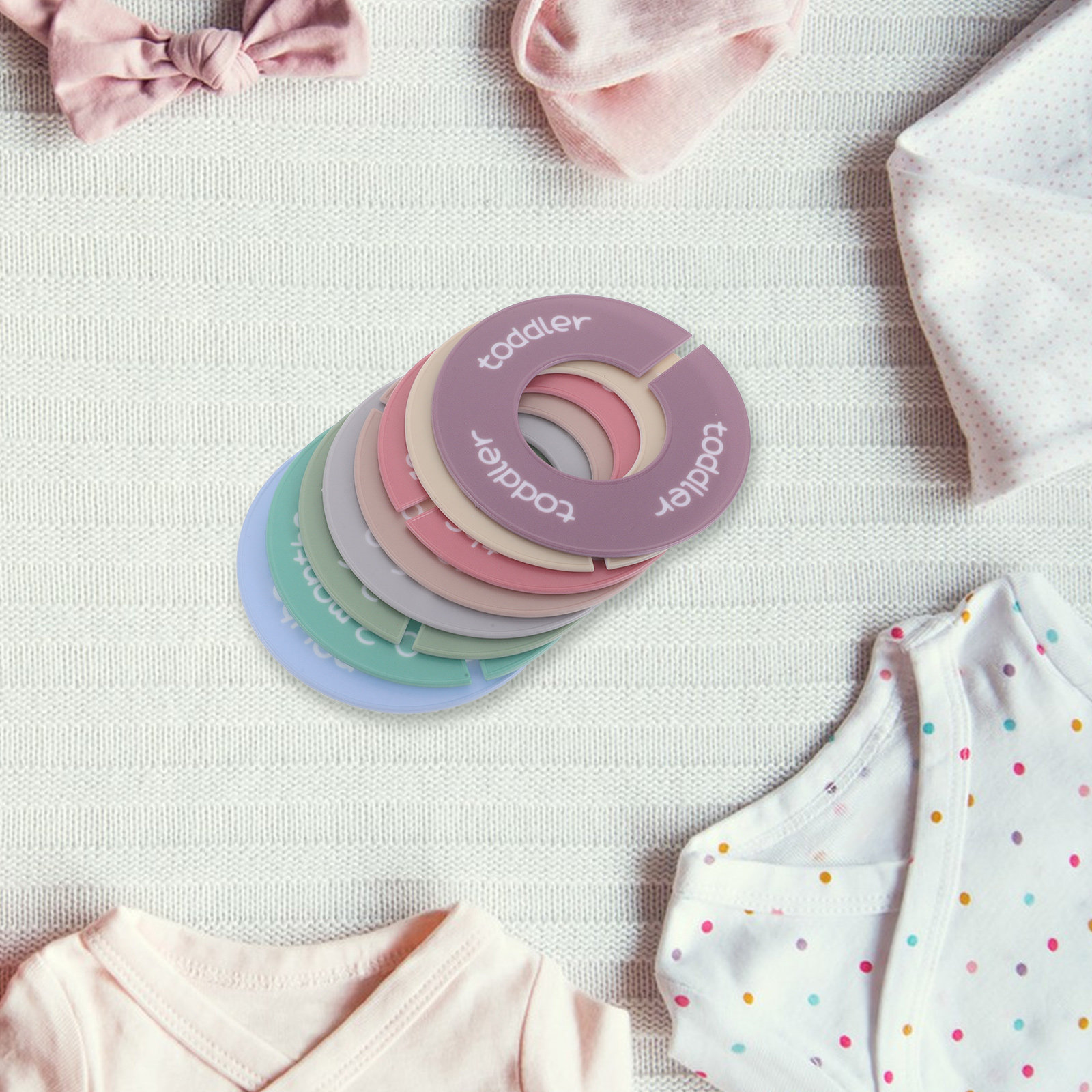 8Pcs Infant Clothing Size Divi - đánh giá và giá Baby Nursery Closet Organization