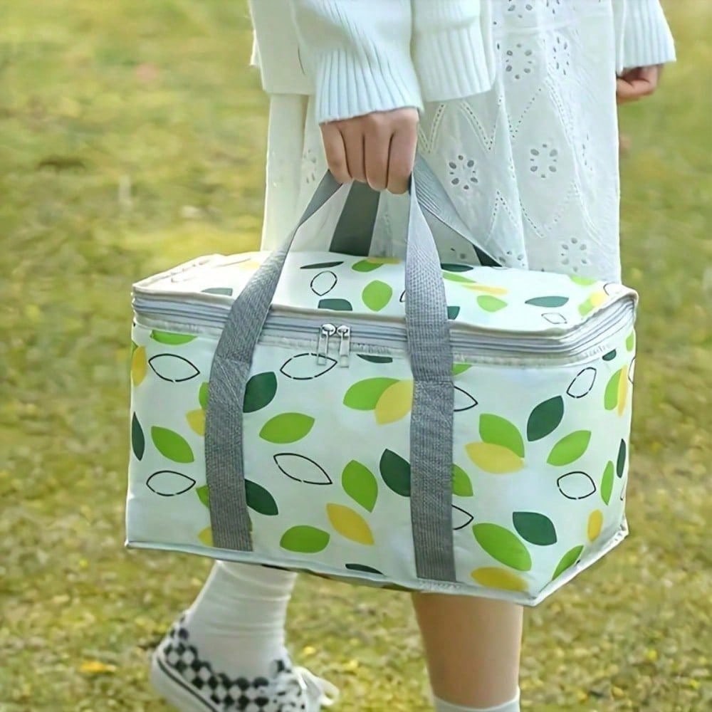 1pc Large Insulated Picnic Tot - đánh giá và giá Storage Basket Fabric