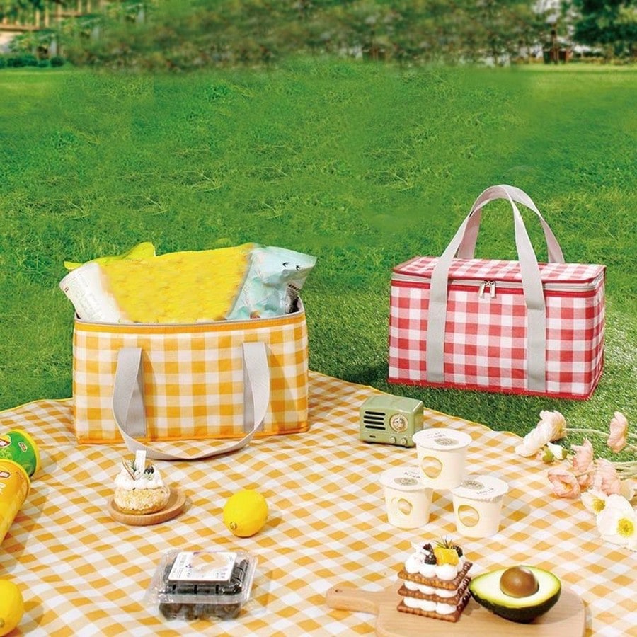 1pc Large Insulated Picnic Tot - đánh giá và giá Storage Basket Fabric