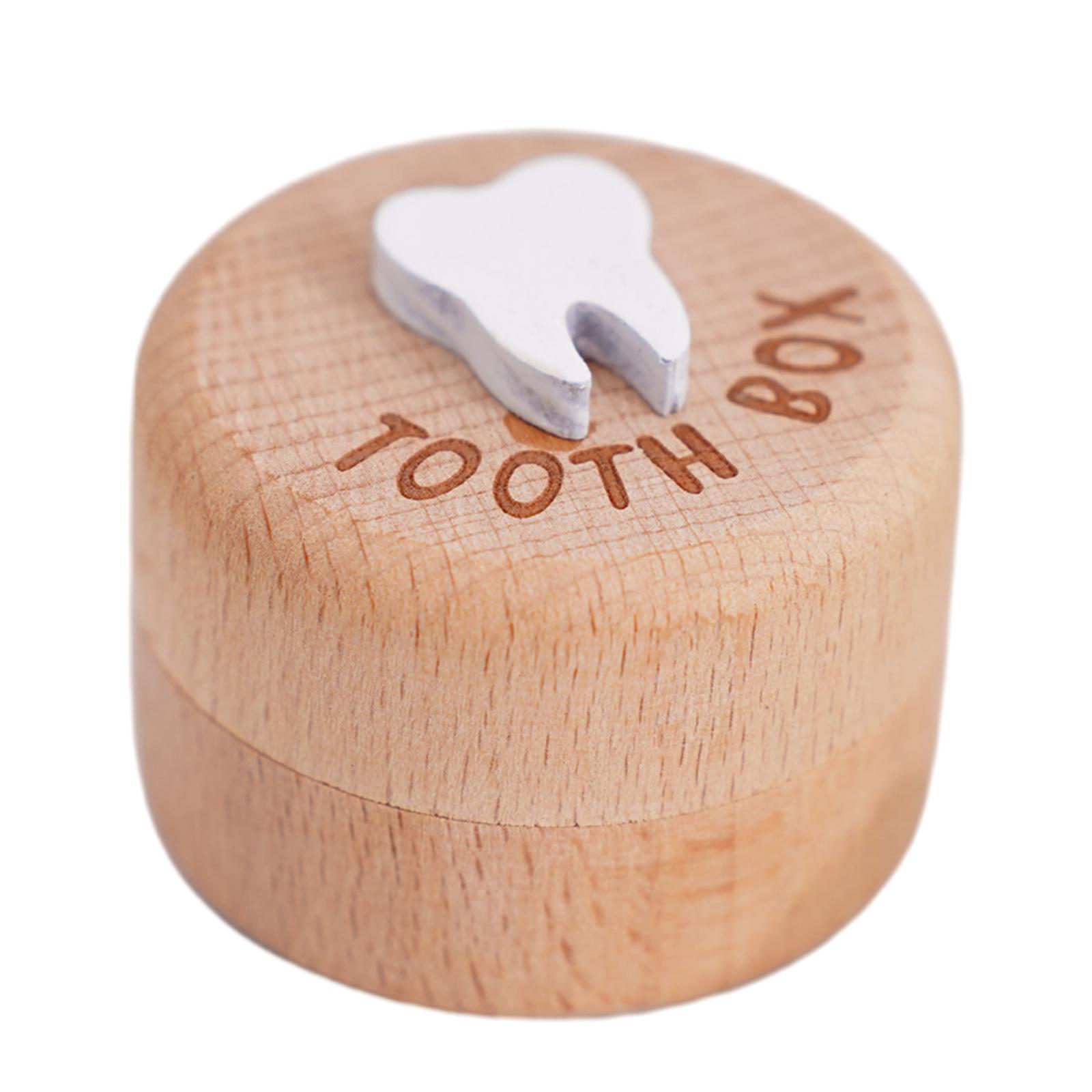 Baby Teeth Storage Box Wood Me - đánh giá và giá Baby Keepsake Box