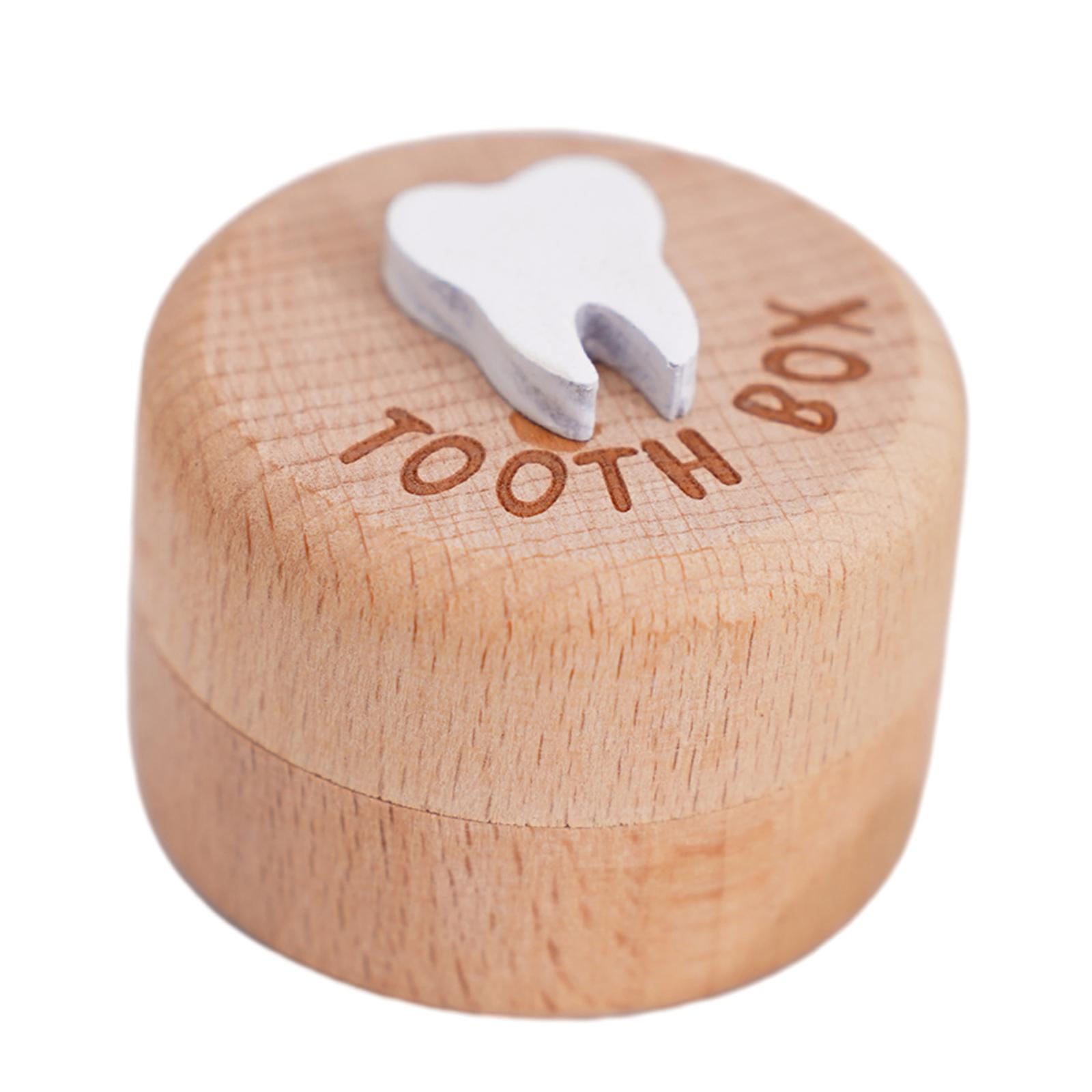 Baby Teeth Storage Box Wood Me - đánh giá và giá Baby Keepsake Box