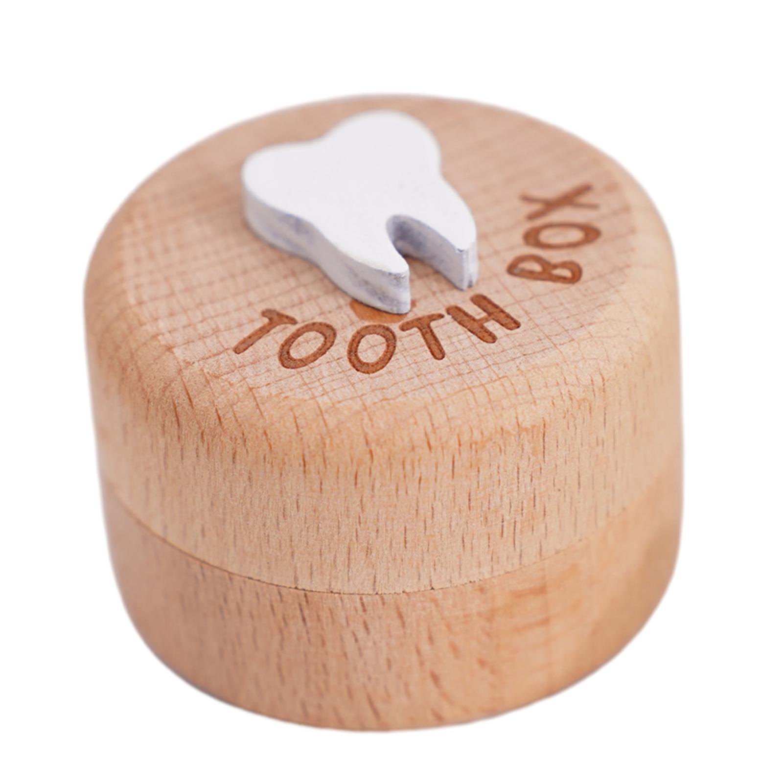 Baby Teeth Storage Box Wood Me - đánh giá và giá Baby Keepsake Box