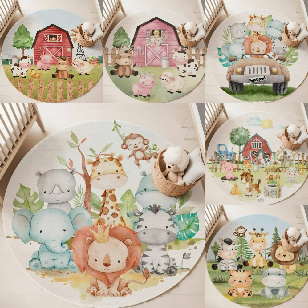Woodland Animals Nursery Rug f - đánh giá và giá Baby Nursery Carpet