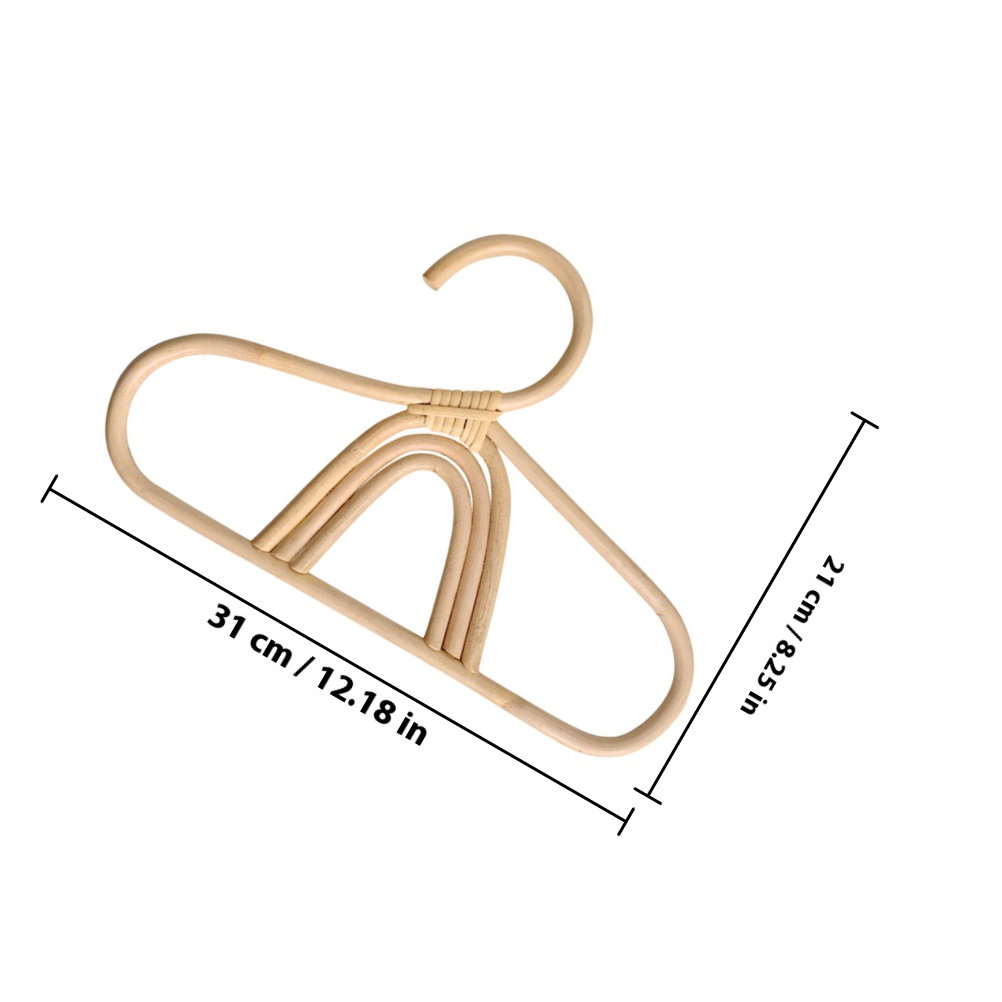 Rattan Toddler Hanger Compact  - đánh giá và giá Baby Nursery Closet Organization