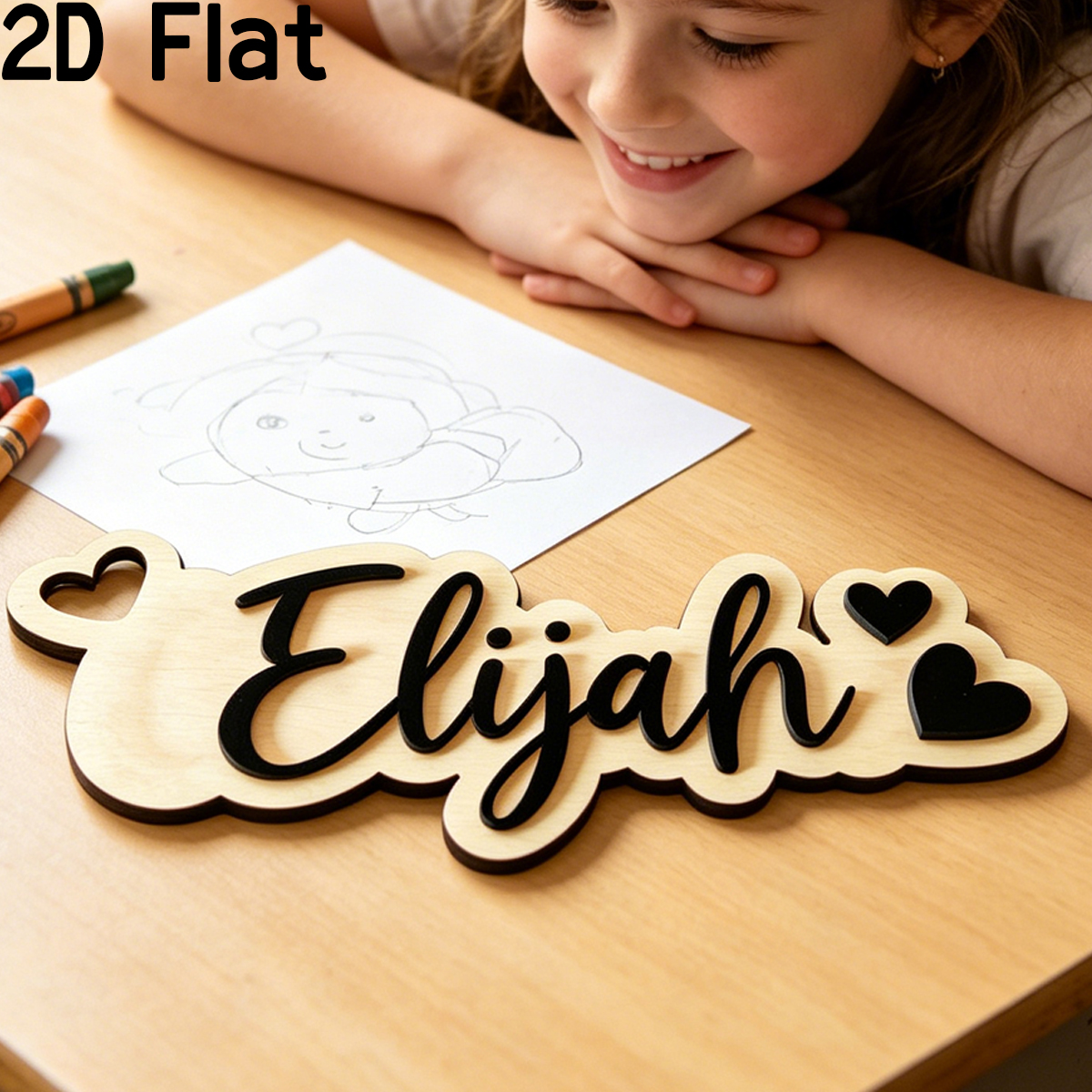 1Pc Custom Love Decor Wooden A - đánh giá và giá Baby Nursery Decor