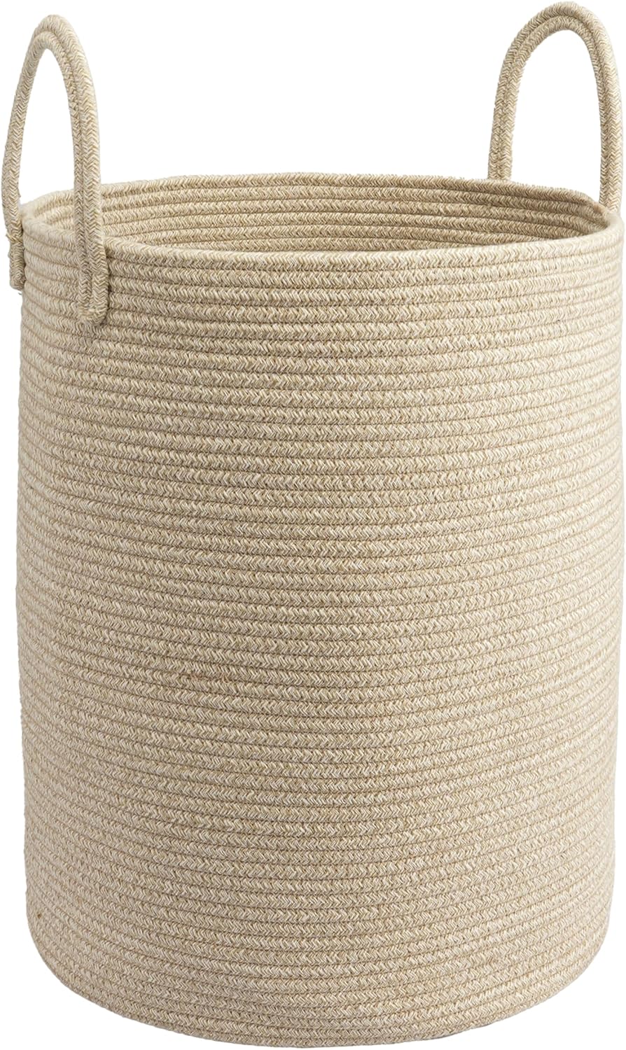 Woven Cotton Rope Laundry bask - đánh giá và giá Baby Nursery Laundry Basket