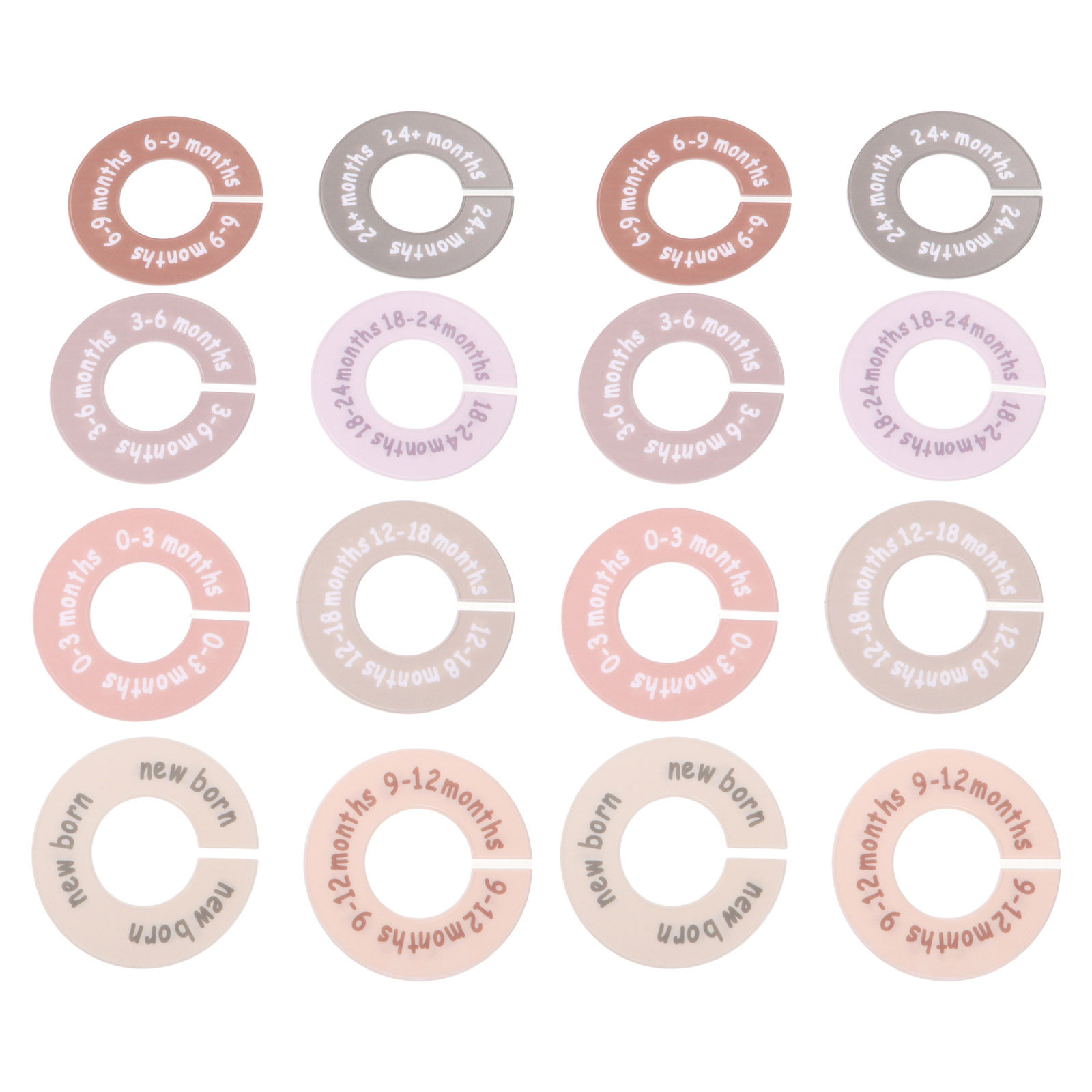 1Set Round Closet Dividers Pla - đánh giá và giá Baby Nursery Closet Organization