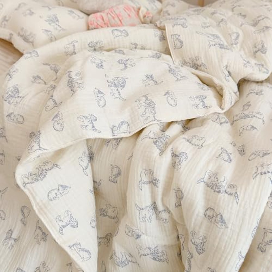 Baby Crib Quilt Cotton Muslin  - đánh giá và giá Baby Nursery Girl