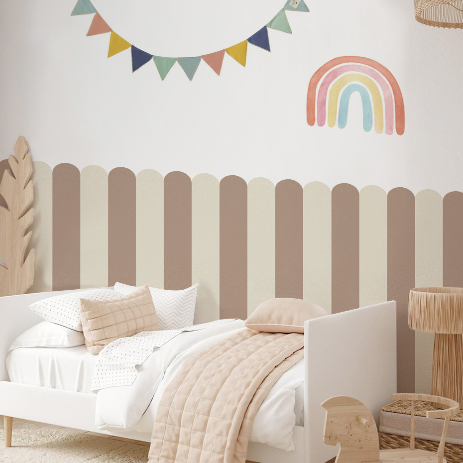 Multicolor Vertical Striped Ar - đánh giá và giá Baby Nursery Decor