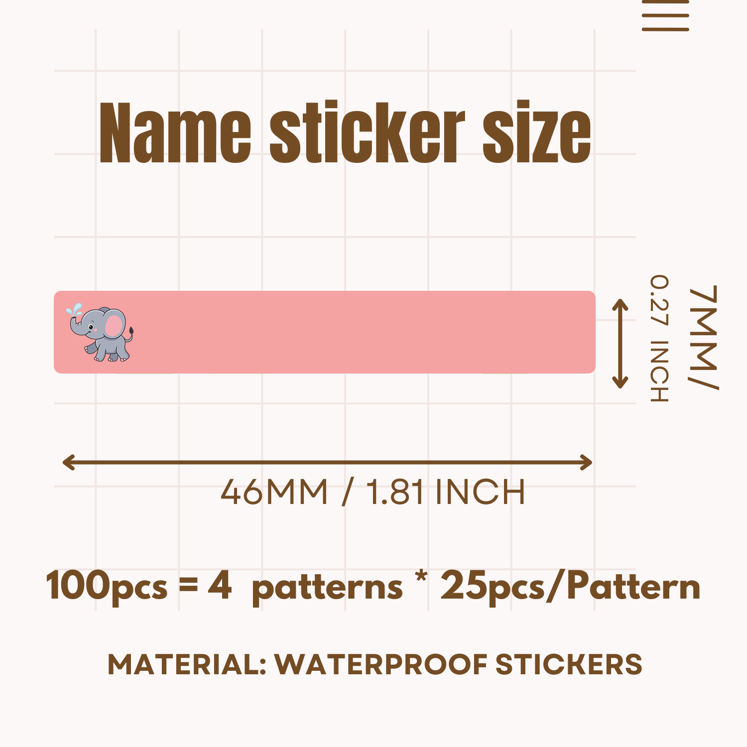 100pcs Personalized Pencil Nam - đánh giá và giá Baby Nursery Stickers