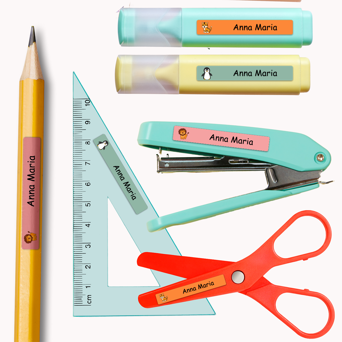 100pcs Personalized Pencil Nam - đánh giá và giá Baby Nursery Stickers